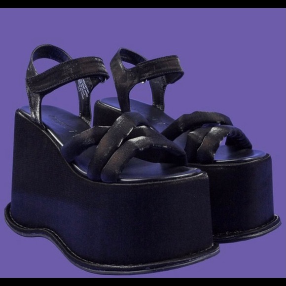 RARE UNIF BUBBLE PLATFORMS SIZE 8 W US. - Picture 2 of 2